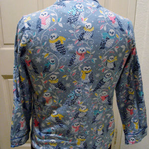 Nick & Nora Intimates & Sleepwear - Nick & Nora Snowy Owl Pajama Top Size Medium Nick & Nora Intimates & Sleepwear - Nick & Nora Snowy Owl Pajama Top Size Medium